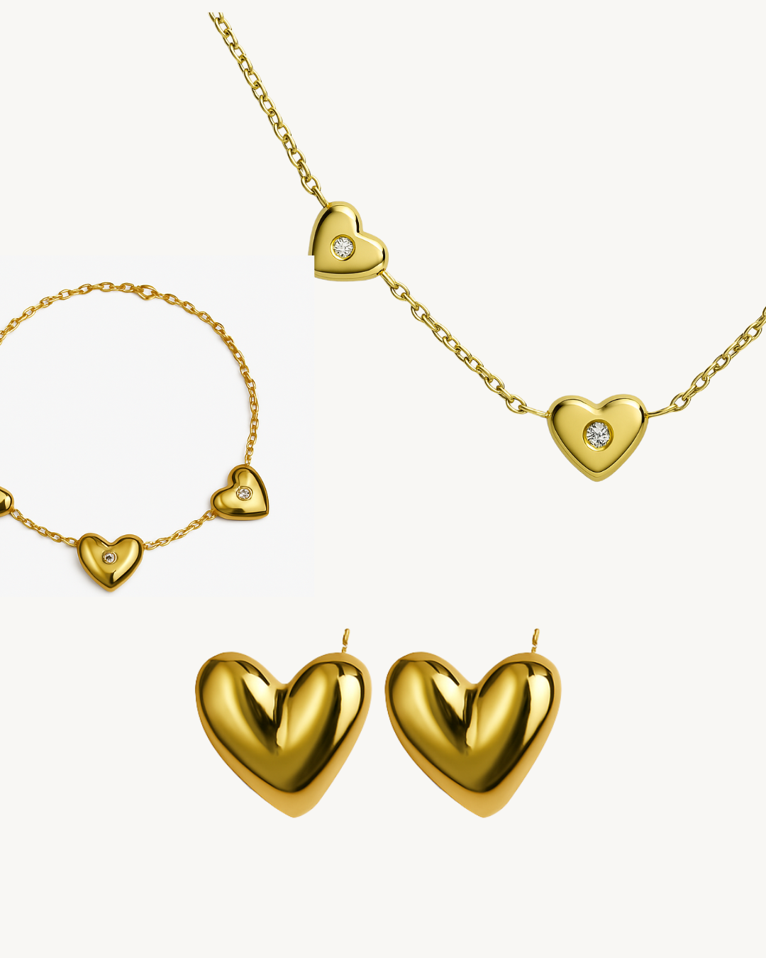 Collier cœur battant