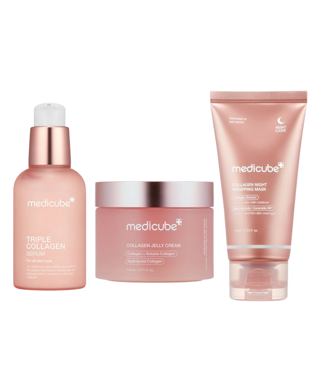 Trio medicube - Peau de poupée