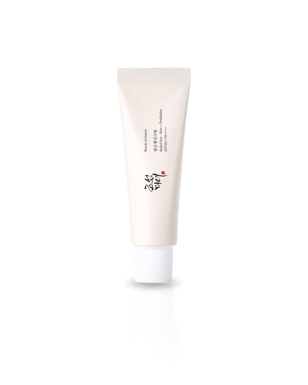Beauty of Joseon Relief Sun Riz + Probiotiques SPF50+ – photo studio Malkia Club