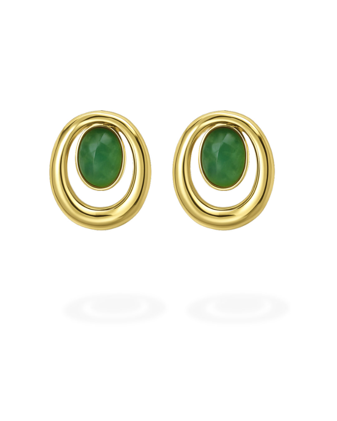 Boucles d’oreilles Émeraude