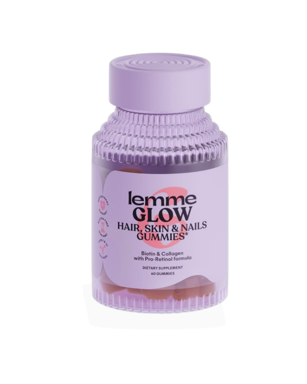 Lemme Glow – Hair, Skin & Nails Gummies