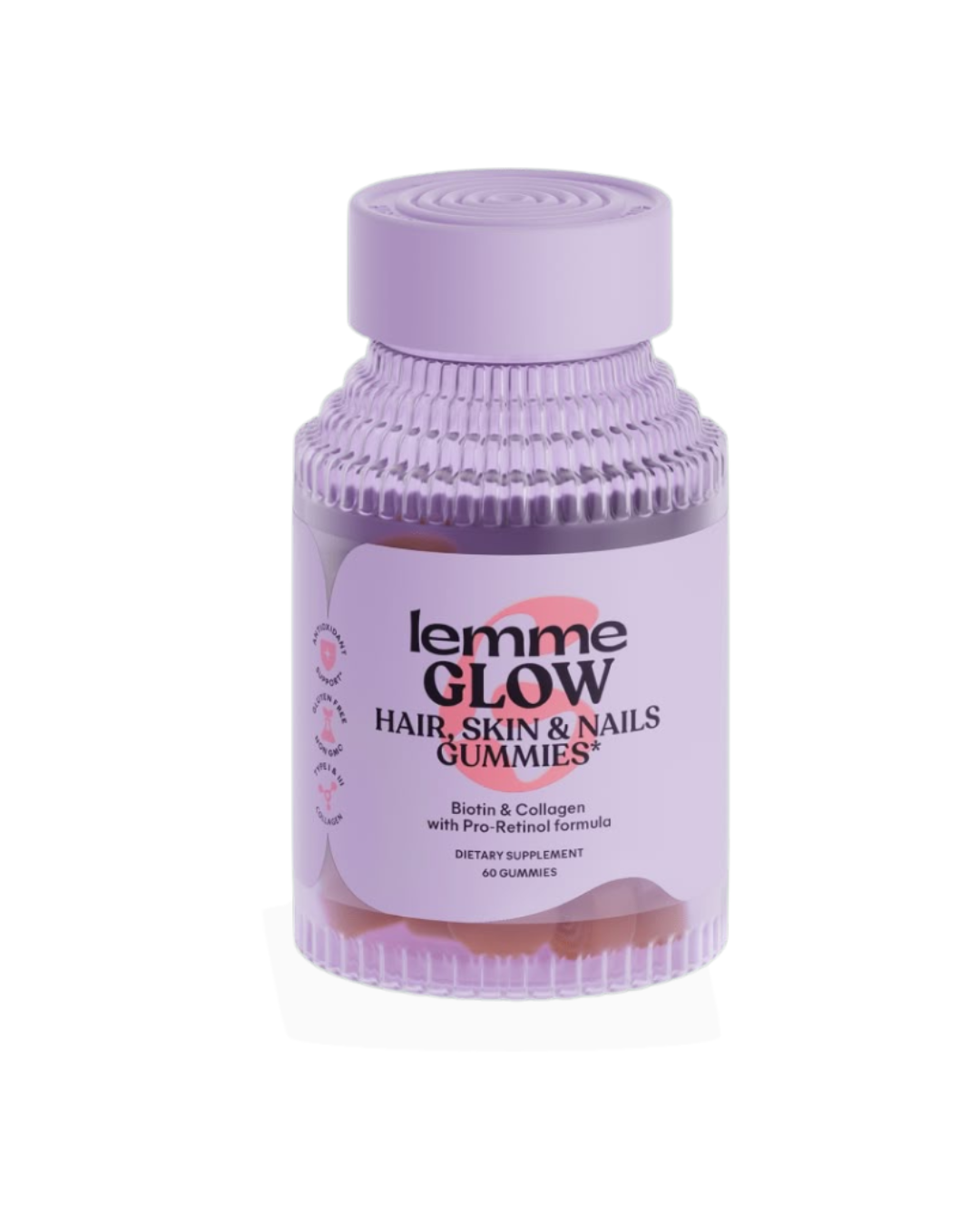 Lemme Glow – Hair, Skin & Nails Gummies