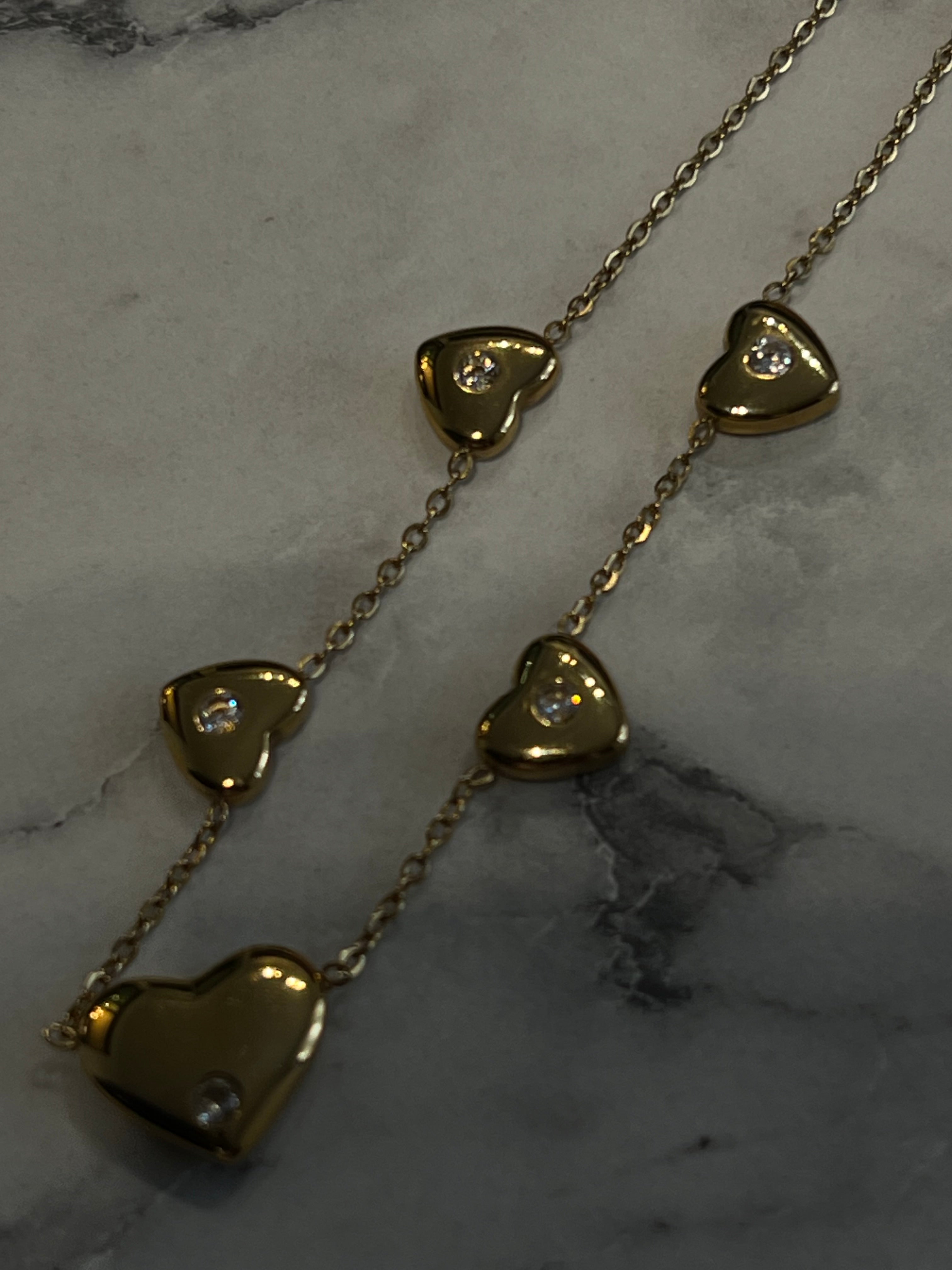 Collier cœur battant
