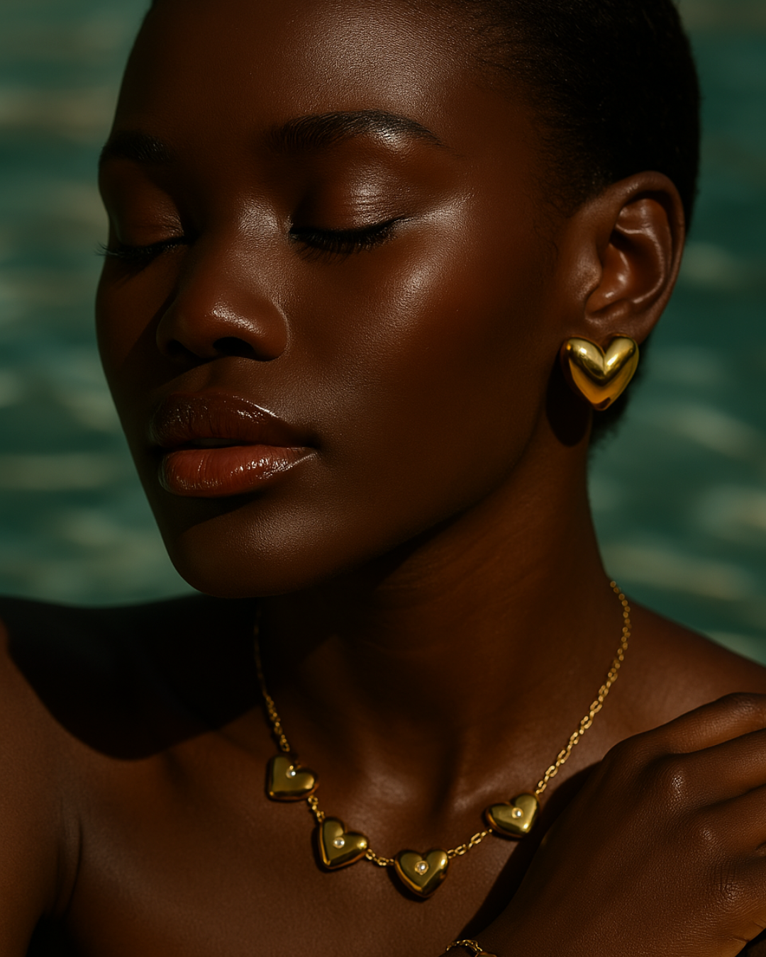 Collier cœur battant