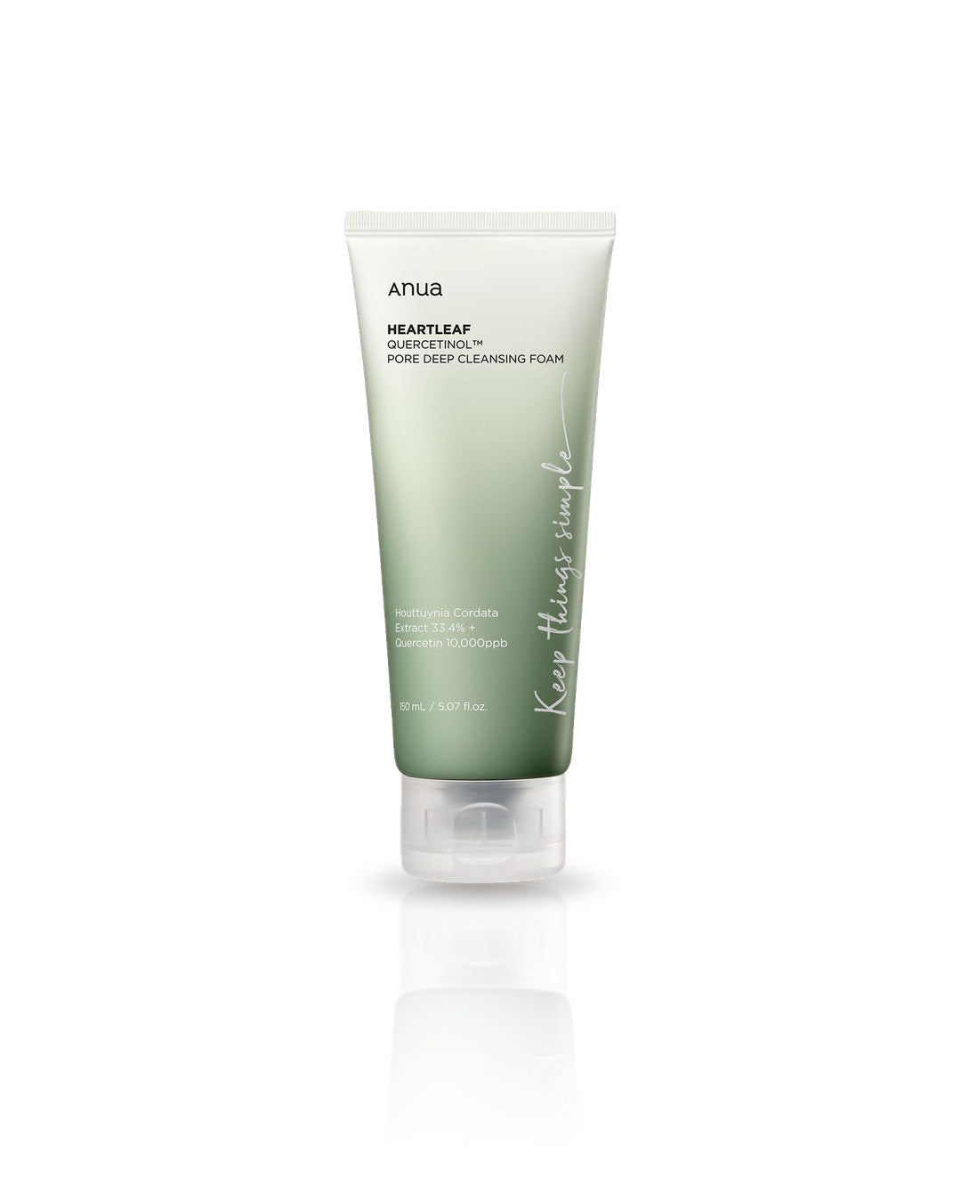 Anua Heartleaf Quercetinol Pore Deep Cleansing Foam – photo studio Malkia Club