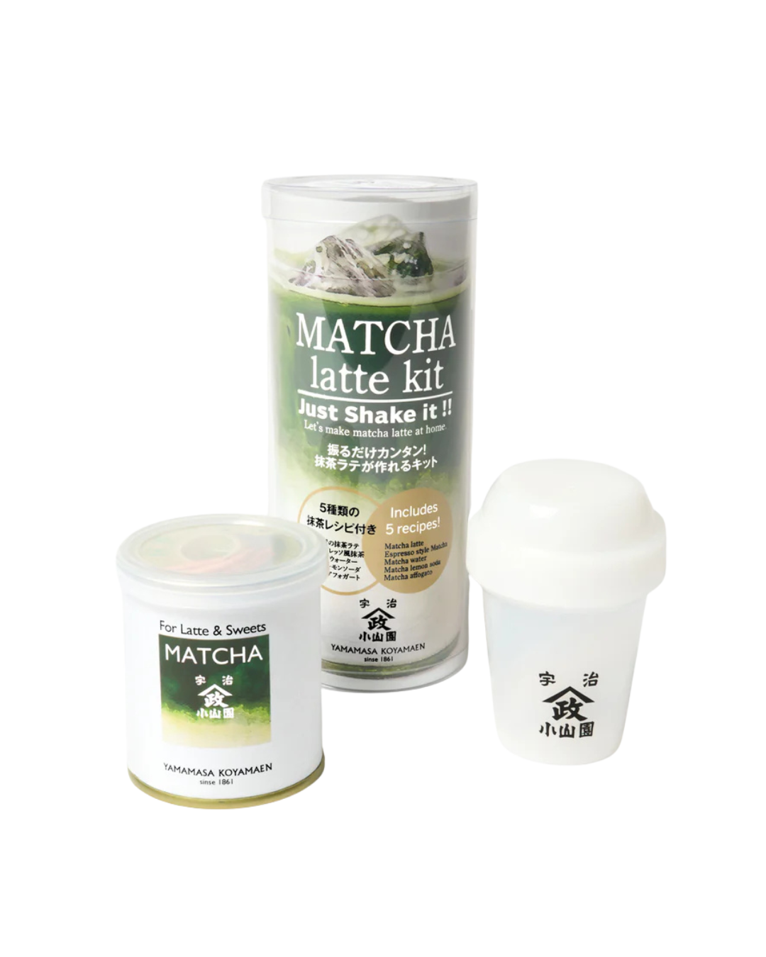 Matcha Latte kit – Yamamasa Koyamaen (30g + shaker)