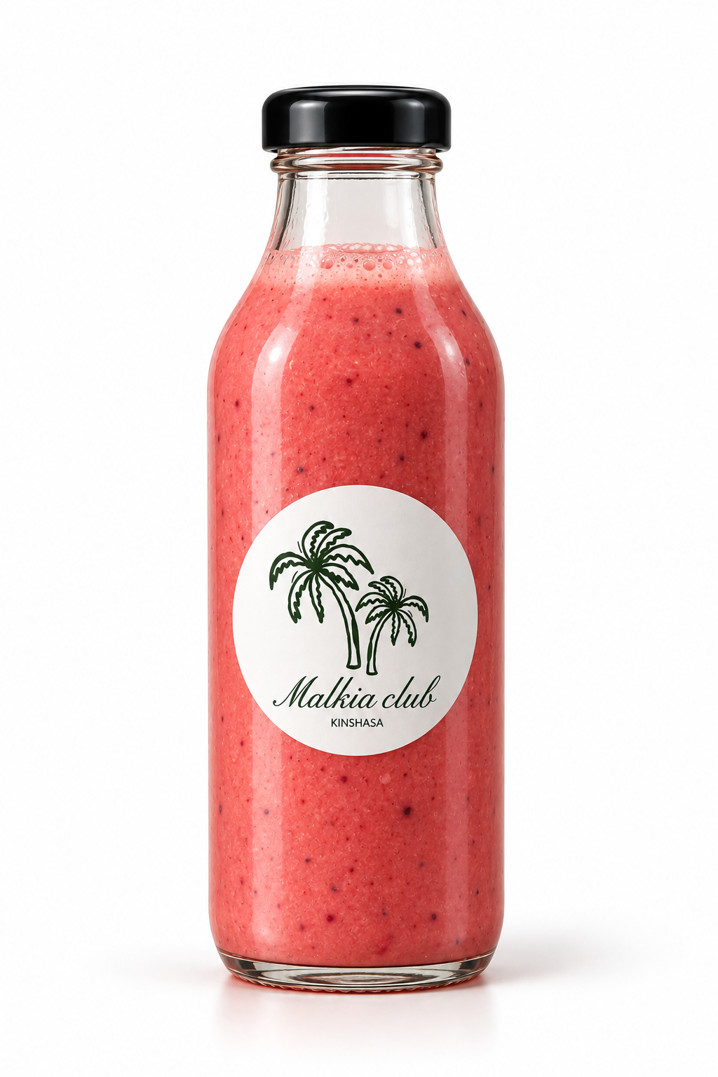Collagen Glow, smoothie ananas, fruits rouges, hibiscus, baobab et collagène, Malkia Bar, Malkia Club Kinshasa