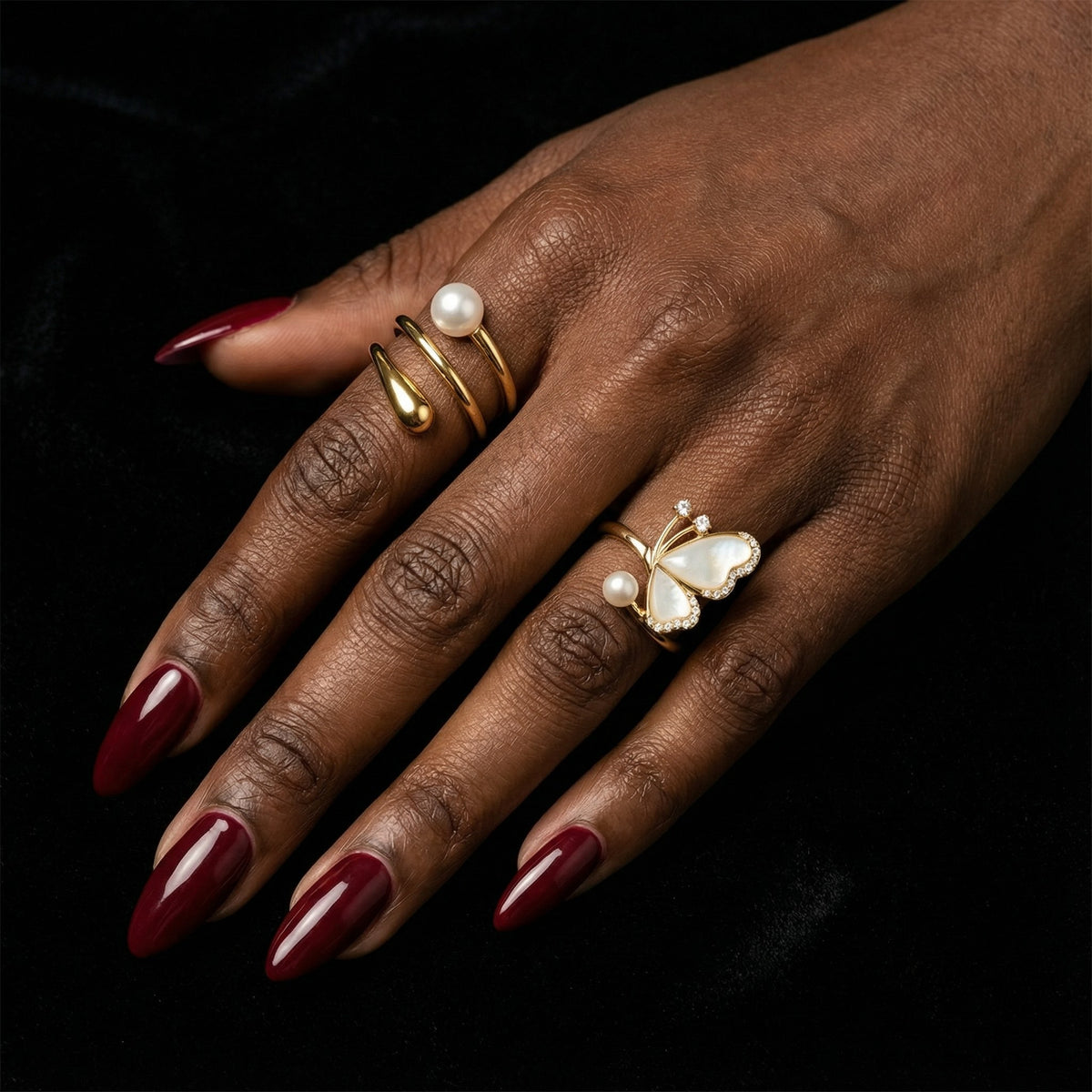 Bague le papillon